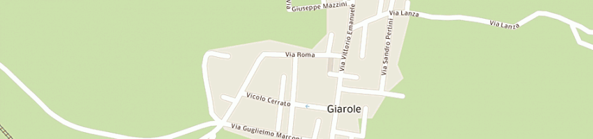 Mappa della impresa bruno roberto e c snc a GIAROLE