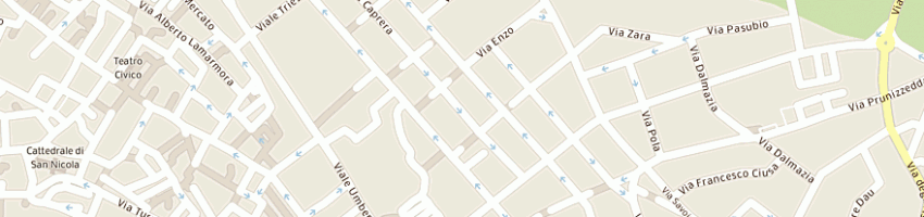Mappa della impresa carrieri cosimo a SASSARI