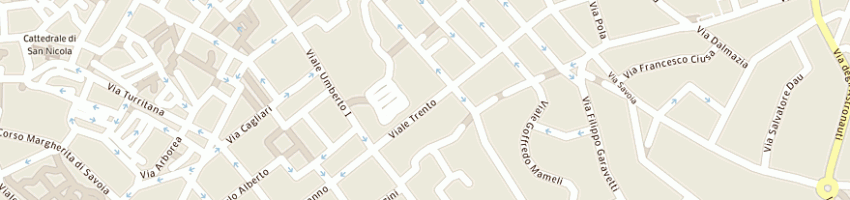 Mappa della impresa carboni pina a SASSARI