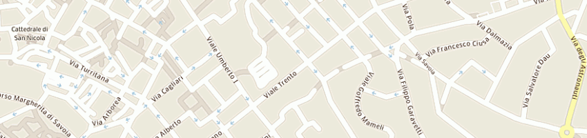 Mappa della impresa poste italiane a SASSARI
