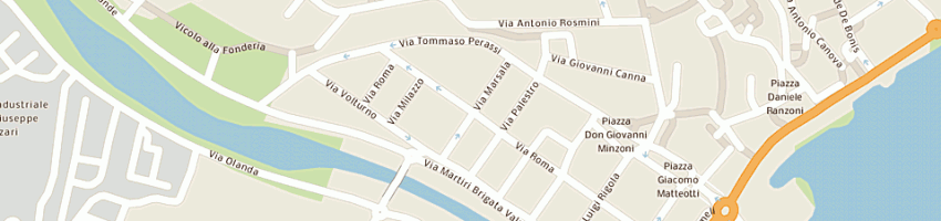Mappa della impresa merzagora simone e c sas a VERBANIA