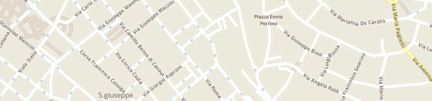 Mappa della impresa fara corrado giuseppe a SASSARI