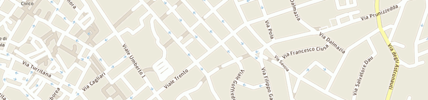 Mappa della impresa monti giovanni antonio a SASSARI