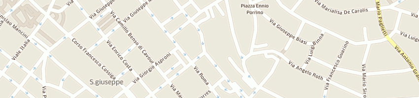 Mappa della impresa spano luciano a SASSARI