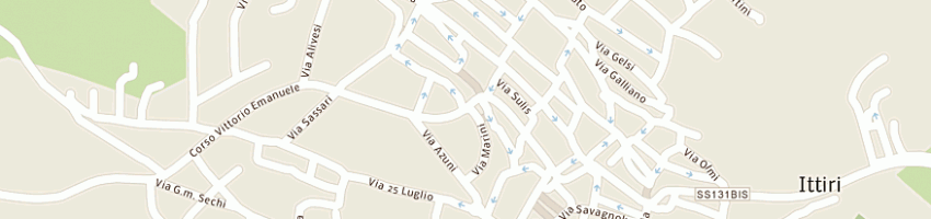 Mappa della impresa agave srl a ITTIRI
