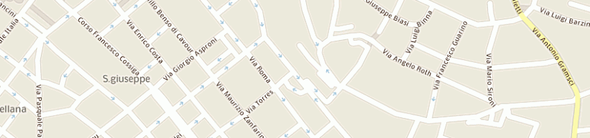 Mappa della impresa alisea srl a SASSARI