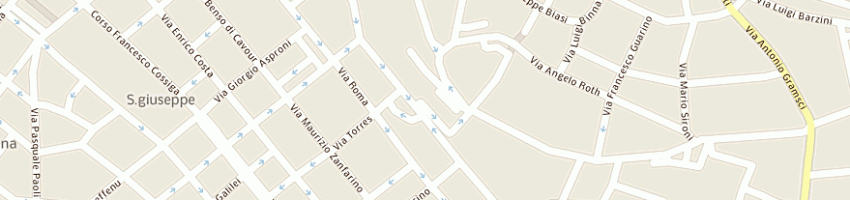 Mappa della impresa melis benito di melis mario fabrizio a SASSARI