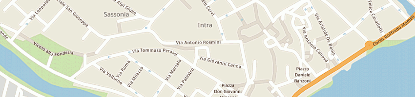 Mappa della impresa prefer srl a VERBANIA