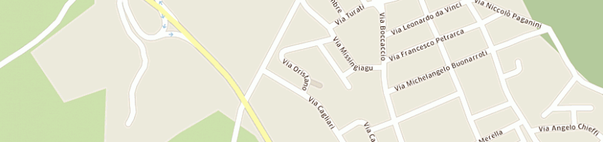 Mappa della impresa meloni bainigio a ITTIRI