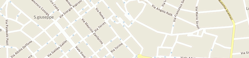 Mappa della impresa piras laura a SASSARI