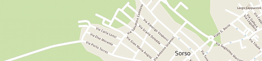 Mappa della impresa spano antonino a SORSO