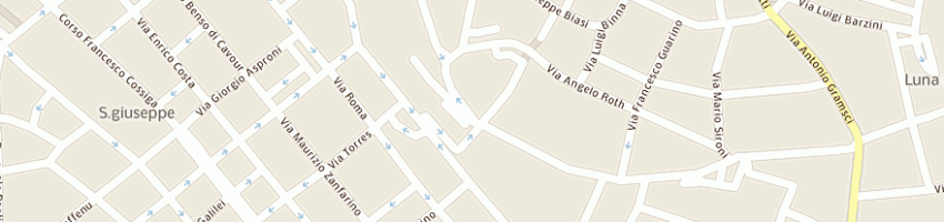 Mappa della impresa il sole srl a SASSARI