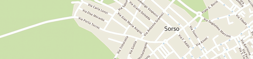 Mappa della impresa dettori luigi a SORSO
