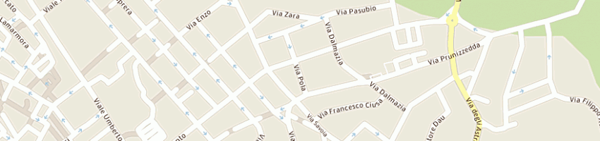 Mappa della impresa pinna costruzioni srl a SASSARI