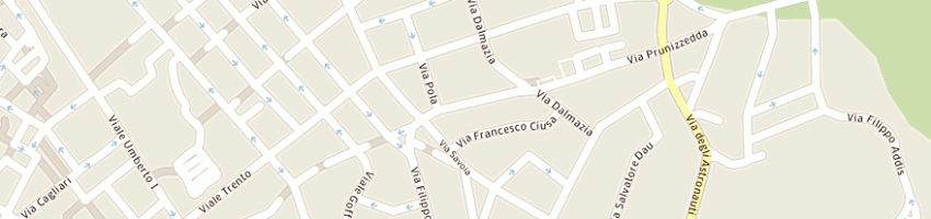 Mappa della impresa ensa srl - l'autorisparmio - a SASSARI
