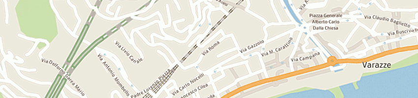 Mappa della impresa pisano giuseppe a VARAZZE