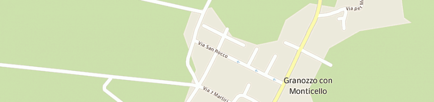 Mappa della impresa cenerini pierluigi a GRANOZZO CON MONTICELLO