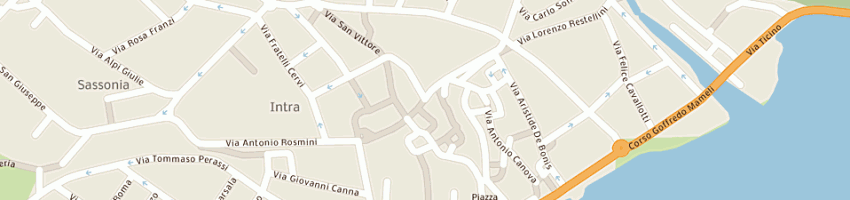 Mappa della impresa archimedia srl a VERBANIA