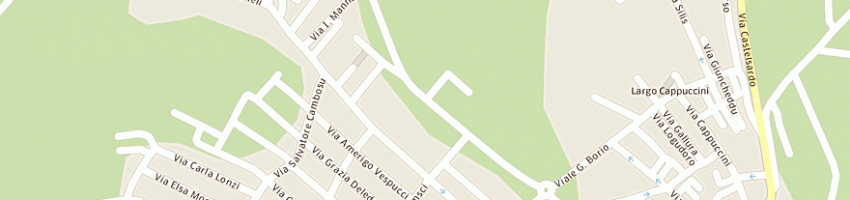 Mappa della impresa delle monache guido a SORSO