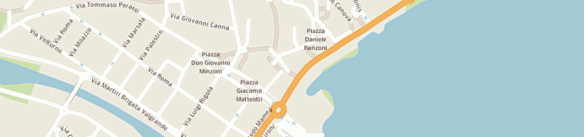 Mappa della impresa osteria della luna piena a VERBANIA
