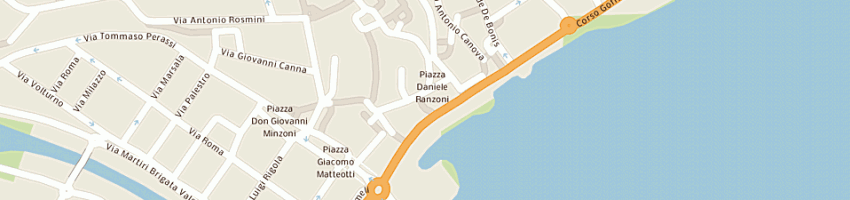 Mappa della impresa caffetteria ranzoni sas di bello roberto e c a VERBANIA