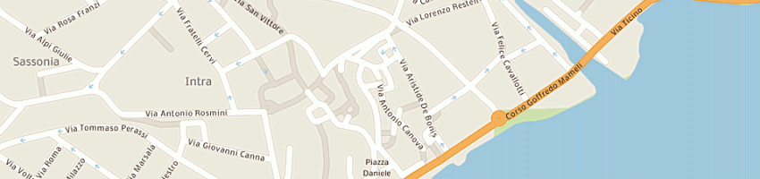 Mappa della impresa pais di bocci monica e giarda timpano mauro snc a VERBANIA