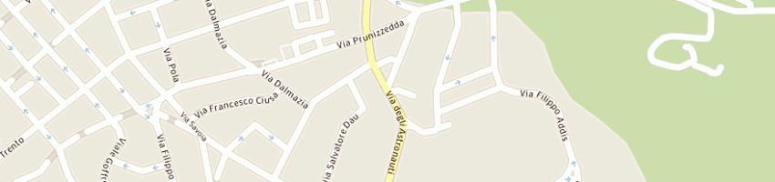 Mappa della impresa arcadia di pinna viviana complementi d arredo bomboniere e liste nozze a SASSARI