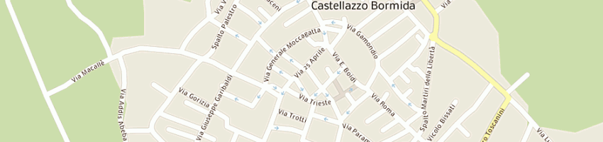 Mappa della impresa acs service srl a CASTELLAZZO BORMIDA