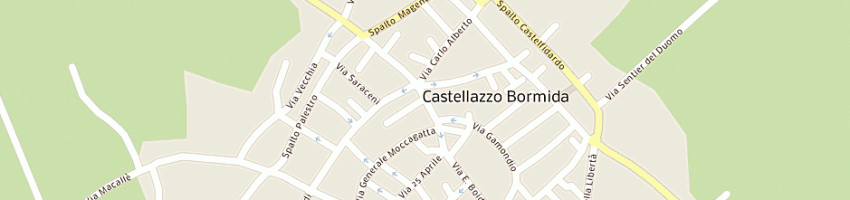 Mappa della impresa farmacia re del dr gigante raffaele a CASTELLAZZO BORMIDA