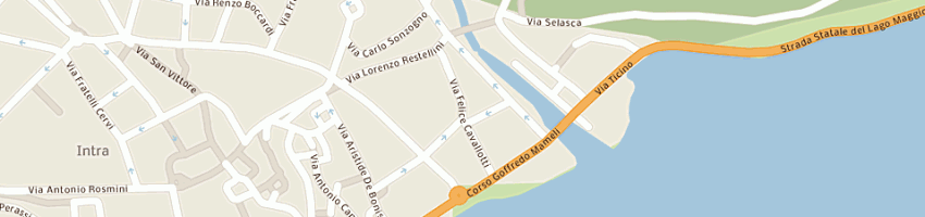 Mappa della impresa verbanella di sergio bonolis e c snc a VERBANIA