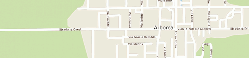 Mappa della impresa milan cristina a ARBOREA
