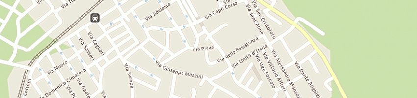 Mappa della impresa pinna pietro paolo a SORSO