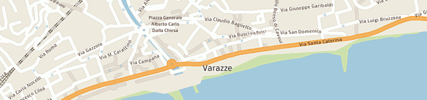Mappa della impresa b e p associati srl a VARAZZE