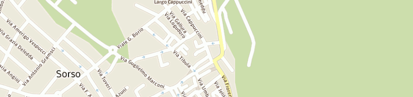 Mappa della impresa autoscuola azzurra di giulio loriga a SORSO