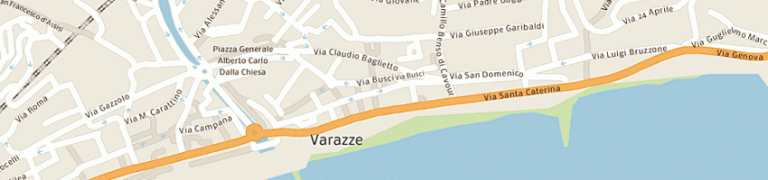 Mappa della impresa erboristeria olistica sas di zambon silvia e c a VARAZZE