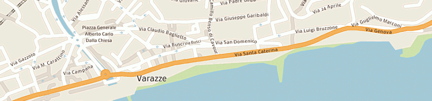 Mappa della impresa b e d di benedetto de felice snc a VARAZZE