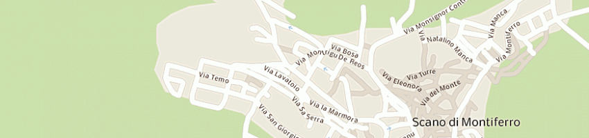 Mappa della impresa pisanu maria angel a SCANO DI MONTIFERRO