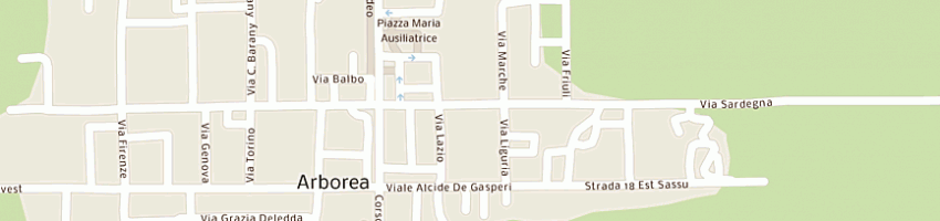 Mappa della impresa comando provinciale vigili del fuoco a ARBOREA