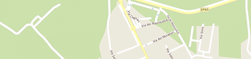 Mappa della impresa legno brico srl a ORISTANO