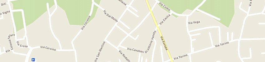 Mappa della impresa monteggia sas di monteggia r e c a ANGERA