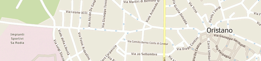 Mappa della impresa meloni carlo a ORISTANO