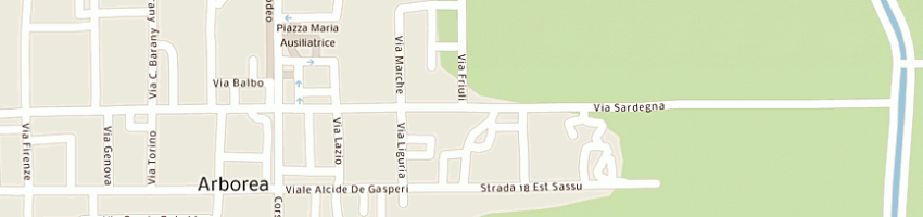 Mappa della impresa aral srl a ARBOREA