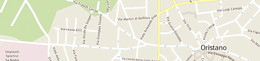 Mappa della impresa centro ortopedico sardo a ORISTANO