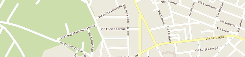Mappa della impresa terziani riccardo a ORISTANO