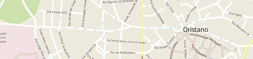 Mappa della impresa tek ref di pieri luca a ORISTANO