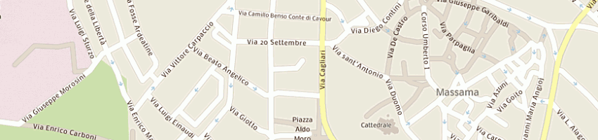 Mappa della impresa veica trasporti srl a ORISTANO