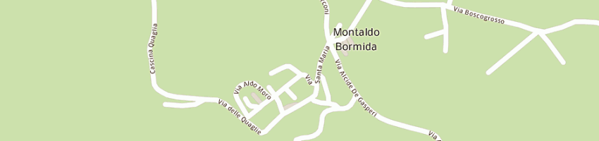 Mappa della impresa pesce attilio a MONTALDO BORMIDA