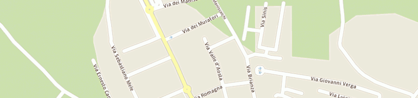 Mappa della impresa agenzia mura srl a ORISTANO