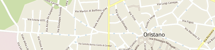 Mappa della impresa ristorazione borriello stanislao e c snc a ORISTANO