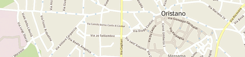 Mappa della impresa cabula tommasa a ORISTANO